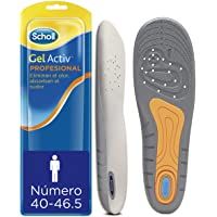 Los mejores  - Scholl Plantillas Gel Activ Profesional Hombre para Calzado Trabajo- Absorción de Impactos y Amortiguación- Talla 40-46…
